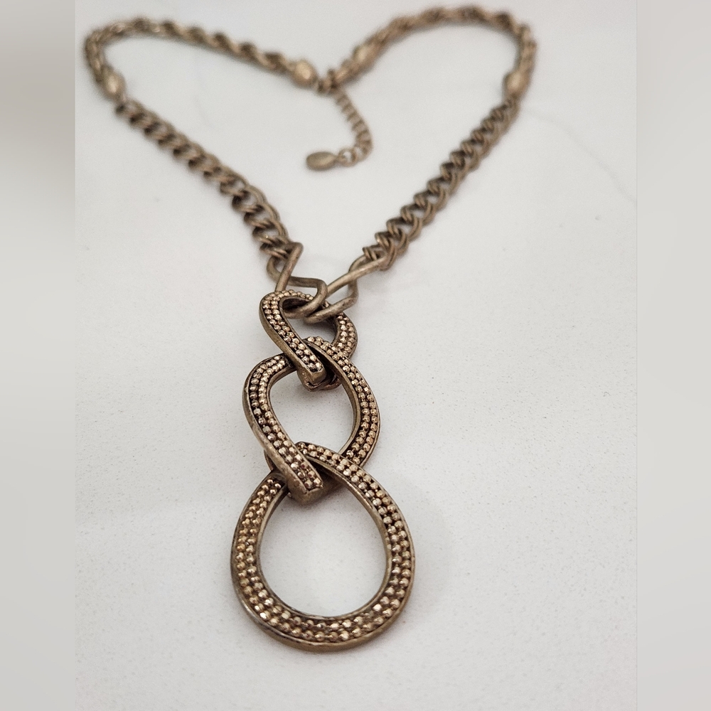 Liz Claiborne Gold-Tone Infinity Necklace